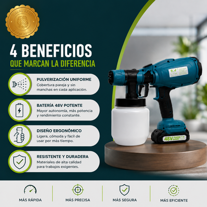 🎨⚡ PaintPro™: Compresor Inalámbrico para Pintar 48V 🖌️🔋⭐⭐⭐⭐⭐