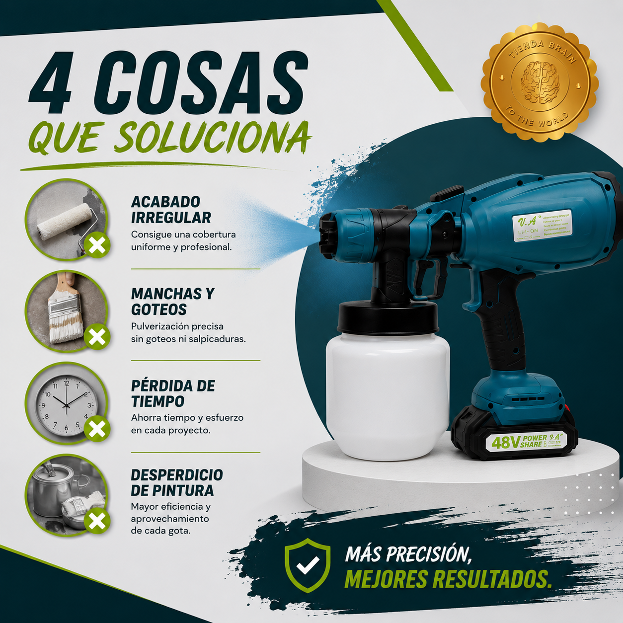 🎨⚡ PaintPro™: Compresor Inalámbrico para Pintar 48V 🖌️🔋⭐⭐⭐⭐⭐