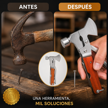 SurvivorTool™ 🔧🌲Hacha multifunción 9 en 1 ⭐⭐⭐⭐⭐