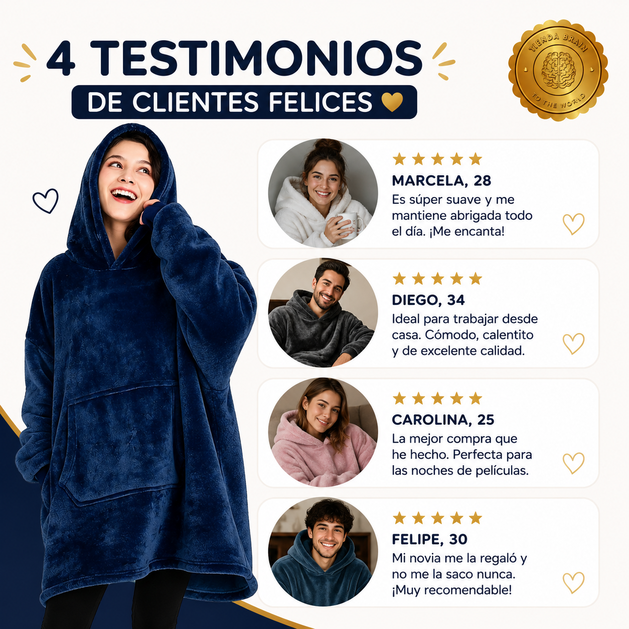 SnugHoody™ ☁️🧥Polerones Felpa Con Capucha Manta Polar⭐⭐⭐⭐⭐