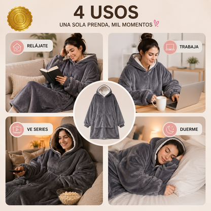 HoodieHug™ 🧥💖🔥Maxi Poleron⭐⭐⭐⭐⭐