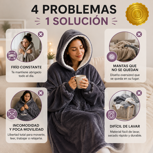 HoodieHug™ 🧥💖🔥Maxi Poleron⭐⭐⭐⭐⭐