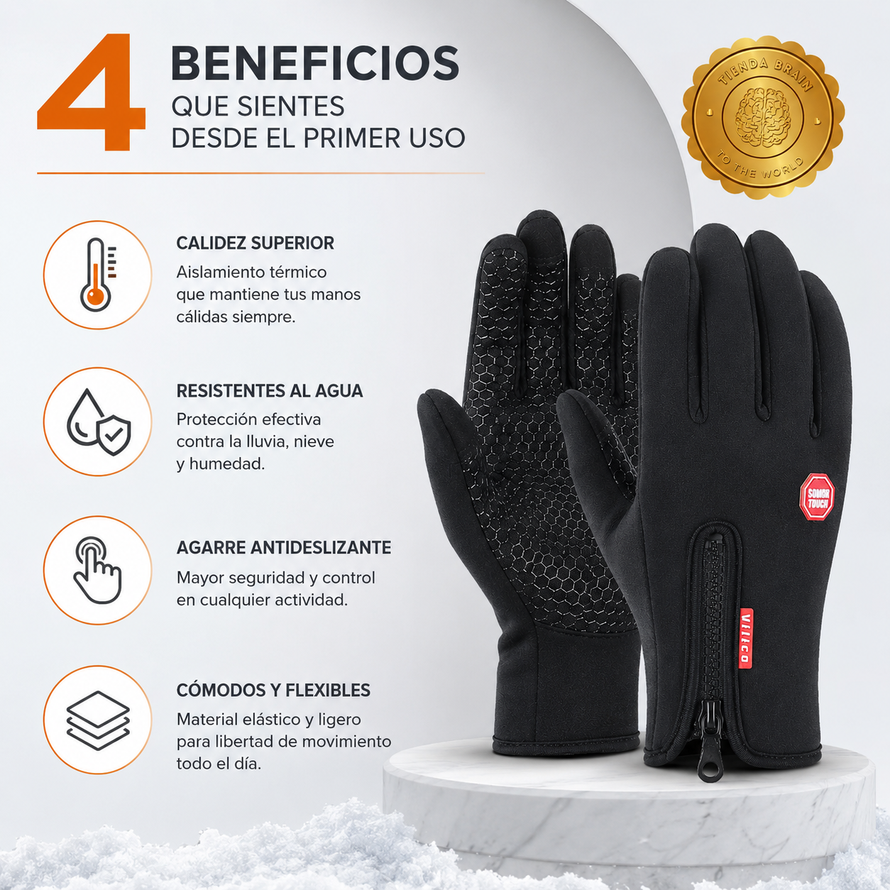 FrostShield™ 🛡️☃️M - Guantes impermeables invierno⭐⭐⭐⭐⭐