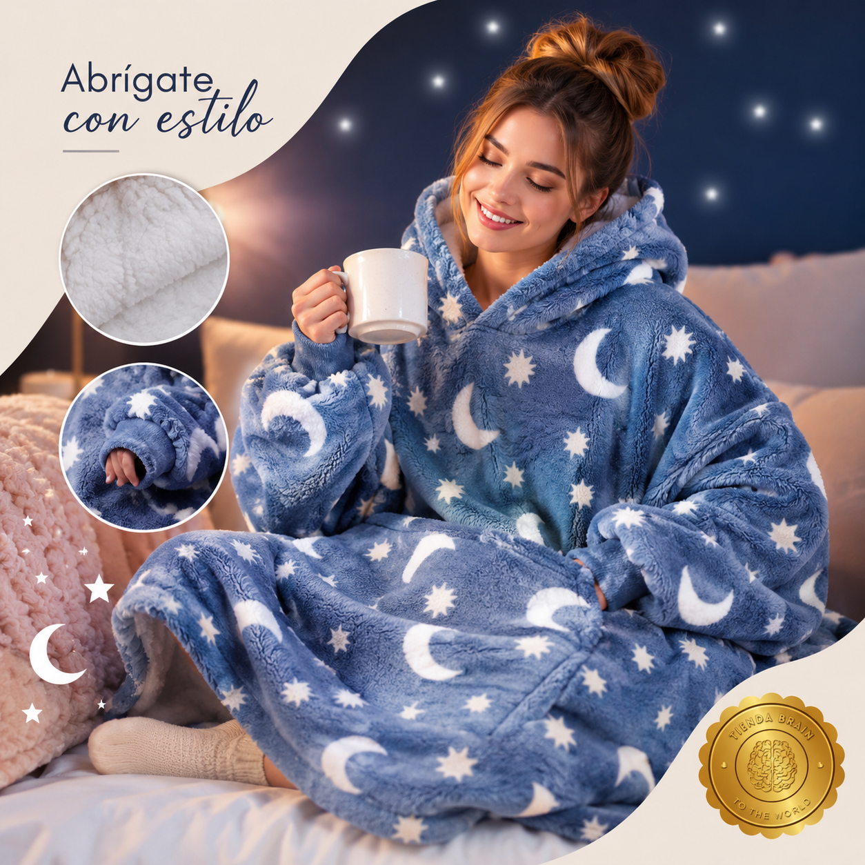 PolarLuna™ ❄️🌕💫Polerón Polar - Luna Brillante⭐⭐⭐⭐⭐