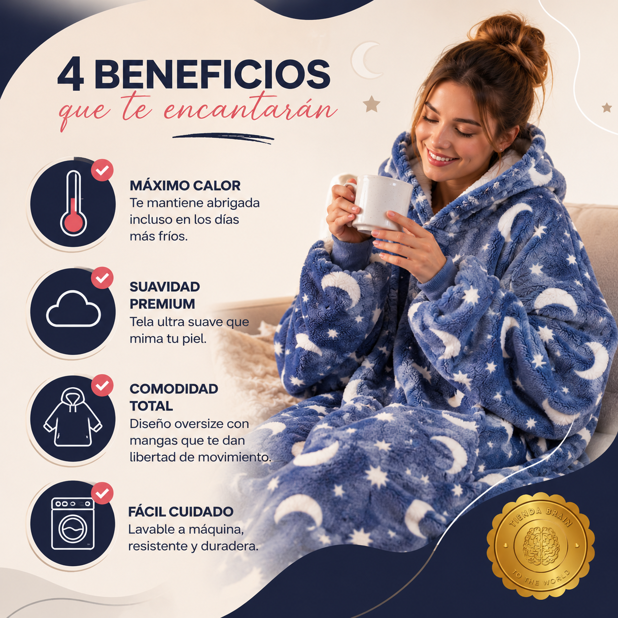 PolarLuna™ ❄️🌕💫Polerón Polar - Luna Brillante⭐⭐⭐⭐⭐