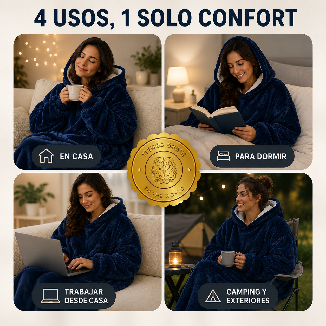 Peluchón Style™ 🌨️🧸🧥Poleron sherpa con chiporro⭐⭐⭐⭐⭐