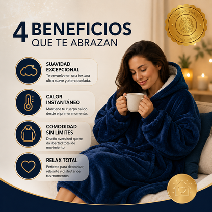 Peluchón Style™ 🌨️🧸🧥Poleron sherpa con chiporro⭐⭐⭐⭐⭐