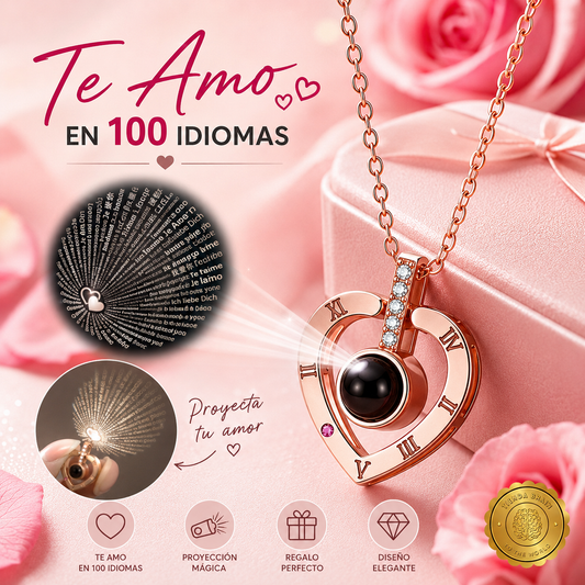 ❤️🌎 ReflectLove™ Collar Reflectante Te Amo 100 idiomas⭐⭐⭐⭐⭐
