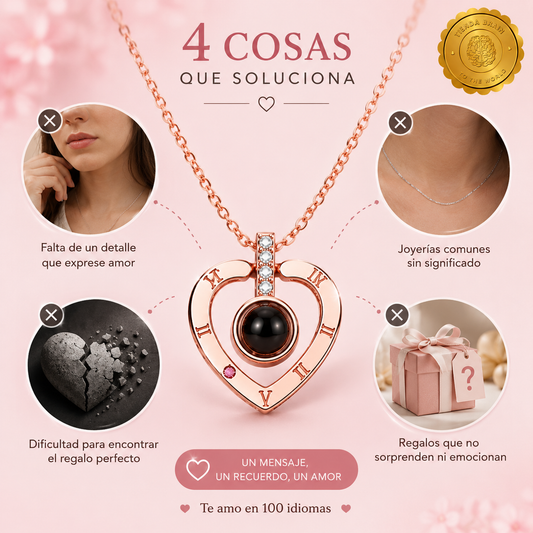 ❤️🌎 ReflectLove™ Collar Reflectante Te Amo 100 idiomas⭐⭐⭐⭐⭐
