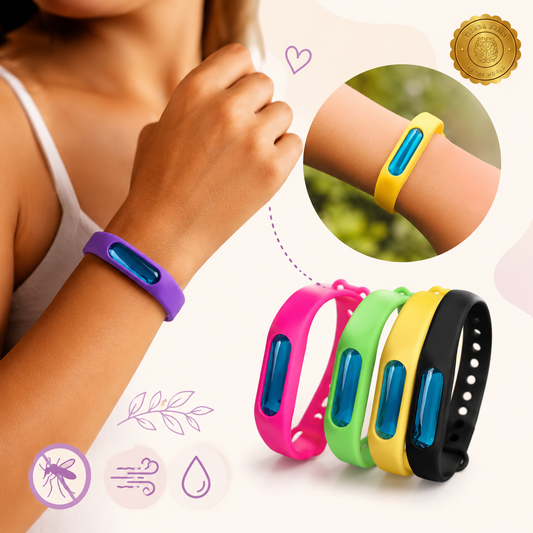 🦟🌿 SafeWrap™ Pack 10 Pulsera Repelente de Mosquitos⭐⭐⭐⭐⭐