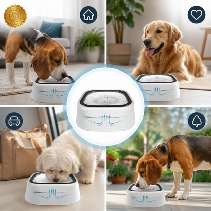 AquaGuard™🔵🐾BEBEDERO ANTIDERRAME PARA PERROS Y GATOS⭐⭐⭐⭐⭐