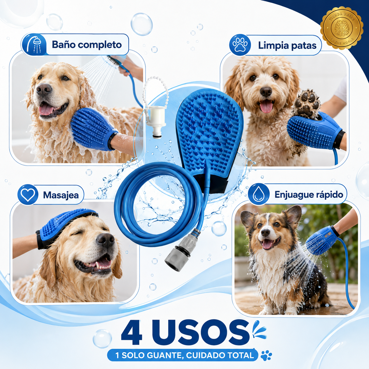 PetWash Pro™🐶✨🚿Manguera de Ducha para Mascotas⭐⭐⭐⭐⭐