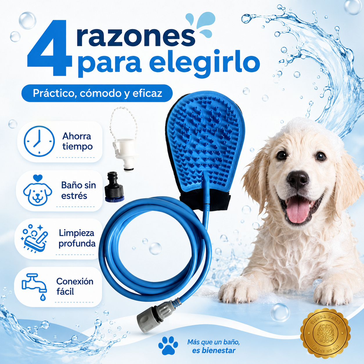 PetWash Pro™🐶✨🚿Manguera de Ducha para Mascotas⭐⭐⭐⭐⭐