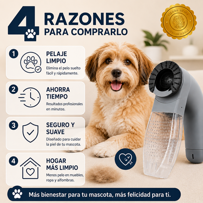 AuraVac™ 💎🌬️Aspiradora Removedor De Pelo De Mascotas ⭐⭐⭐⭐⭐