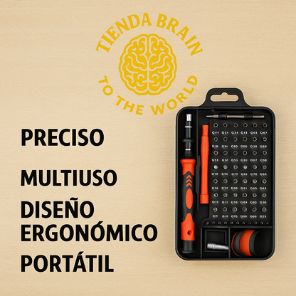 FixiKit™ 🛠️📦Set Kit Juego Destornillador 135 En 1 ⭐⭐⭐⭐⭐