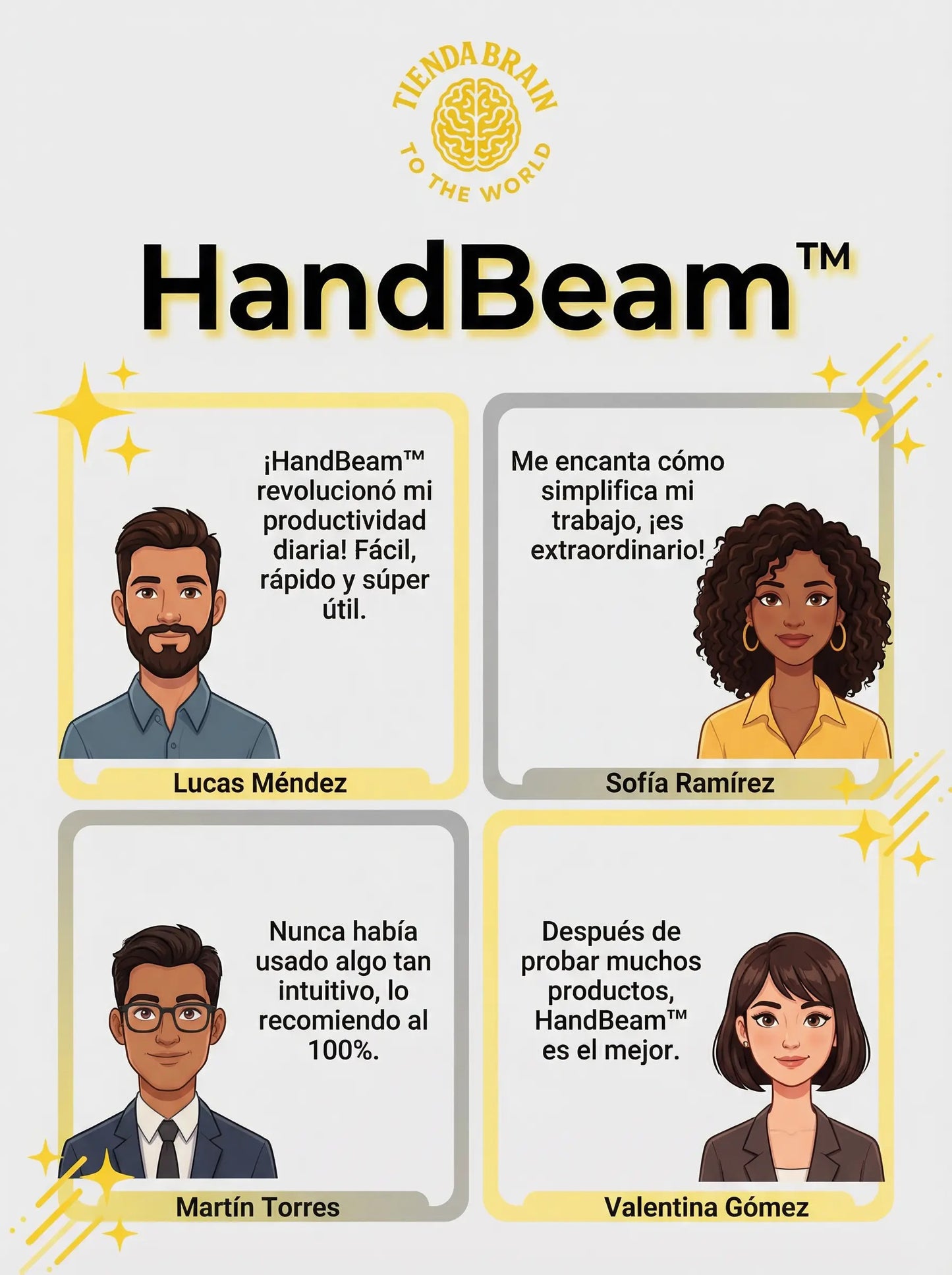 HandBeam™ ✋🔆⚙️Par de Guates con luz Led ⭐⭐⭐⭐⭐