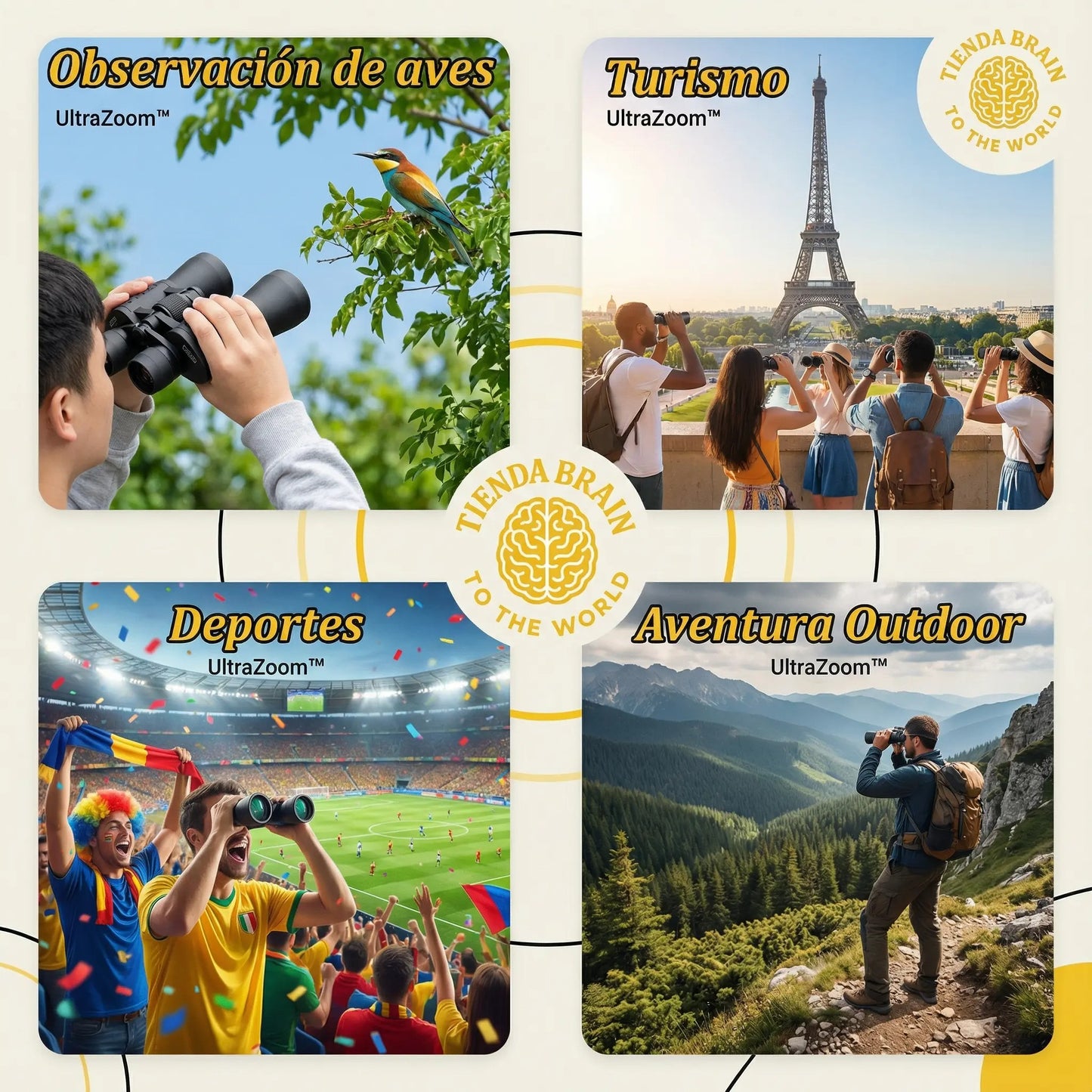 🔭🔥 UltraZoom™: Binocular Profesional de Largo Alcance 🌍🦅 ⭐⭐⭐⭐⭐