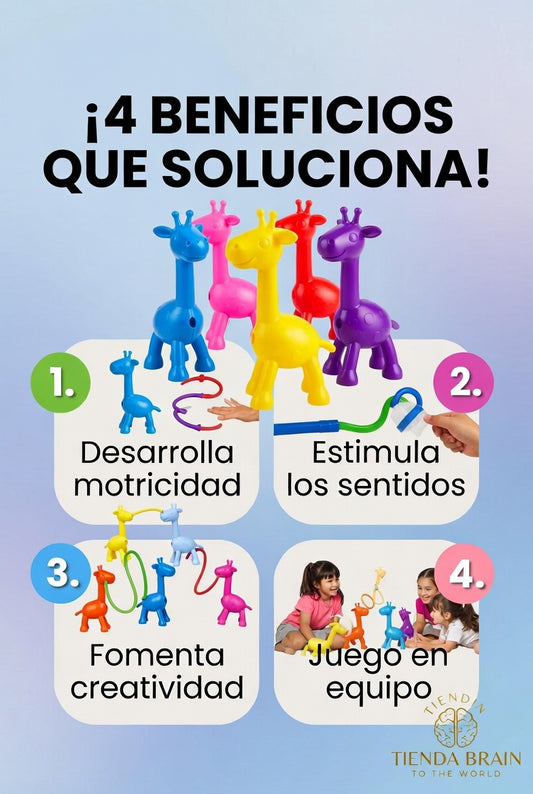 GiraFix™ 🦒🔵JIRAFA VENTOSA SENSORIAL X1 ⭐⭐⭐⭐⭐