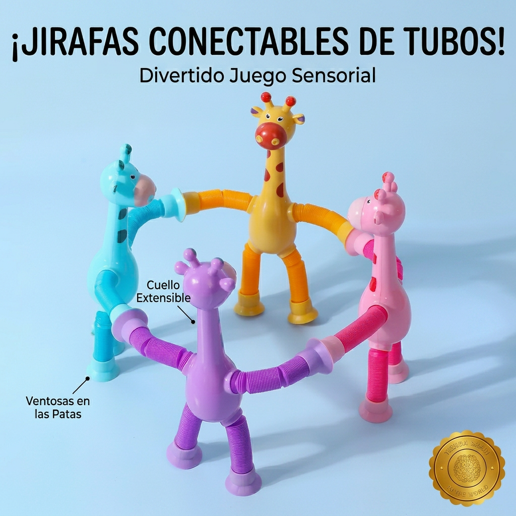 GiraFix™ 🦒🔵JIRAFA VENTOSA SENSORIAL X1 ⭐⭐⭐⭐⭐