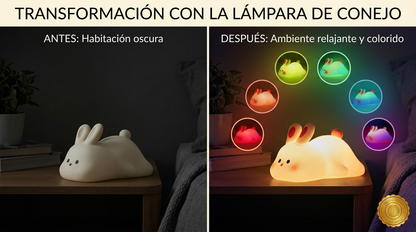 DreamBunny™ 💤🐰Lámpara De Conejo Luz Nocturna Sensorial ⭐⭐⭐⭐⭐