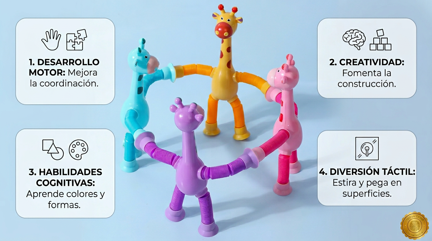 GiraFix™ 🦒🔵JIRAFA VENTOSA SENSORIAL X1 ⭐⭐⭐⭐⭐