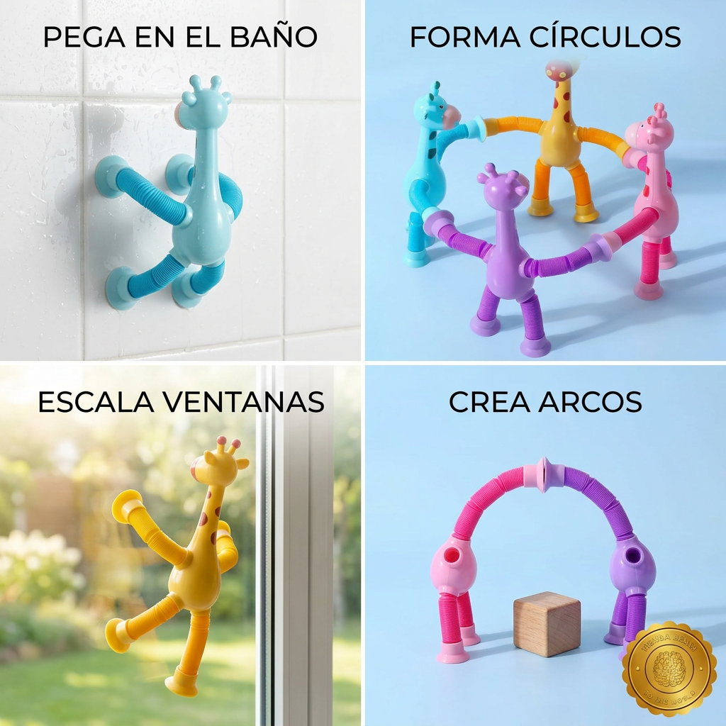 GiraFix™ 🦒🔵JIRAFA VENTOSA SENSORIAL X1 ⭐⭐⭐⭐⭐