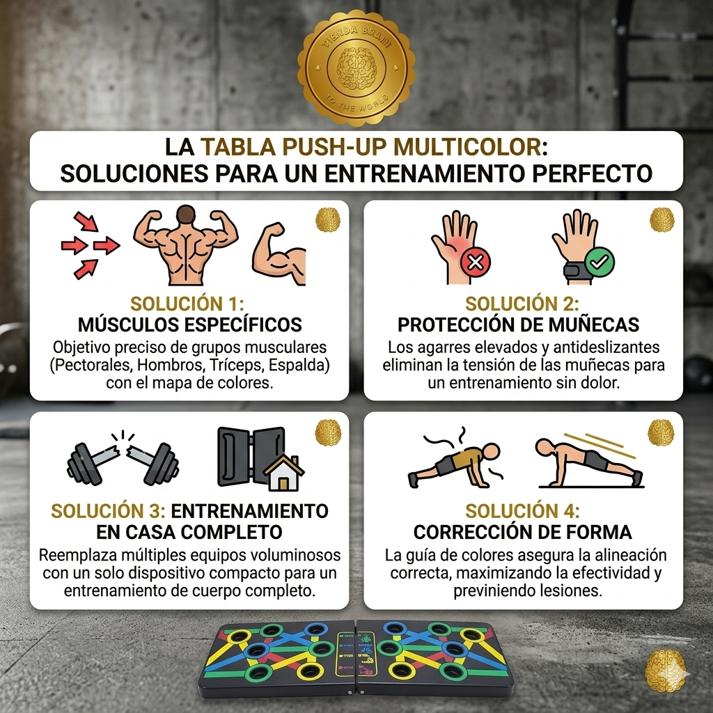 FlexPro™ 🧱🏃‍♂️💥Tabla Push Up Flexiones ⭐⭐⭐⭐⭐