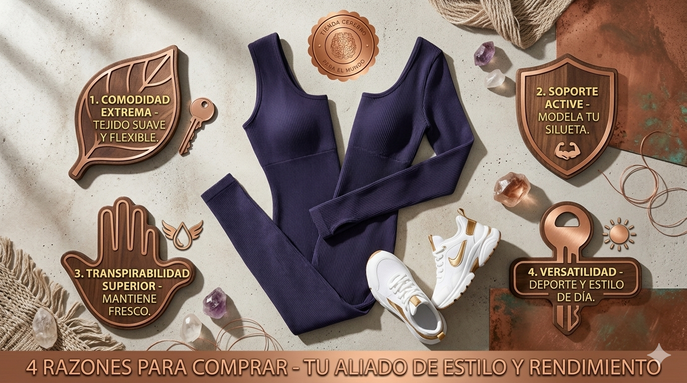 PowerSuit™ 💪🔥👖Mono Enterito Jumpsuit Deportivo Largo ⭐⭐⭐⭐⭐