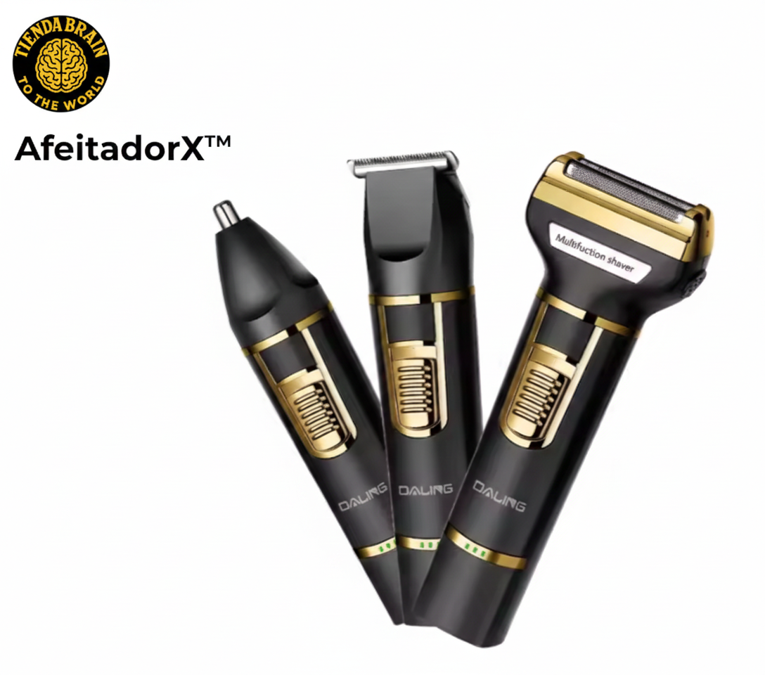 AfeitadorX™ 🧔🪒MAQUINA PROFESIONAL DE AFEITAR 3 EN 1 ⭐⭐⭐⭐⭐