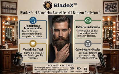 BladeX™ ⚡🪒MAQUINA DE AFEITAR ELECTRICA RAZURADORA ⭐⭐⭐⭐⭐