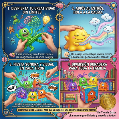 Gritón-Squish Pro™ 🤪💥Juguete squishi De Monstruo Chillon⭐⭐⭐⭐⭐