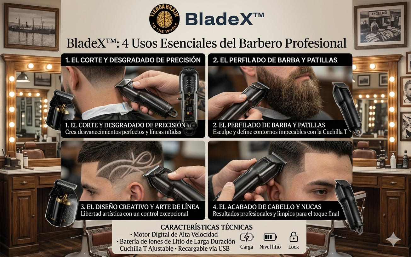 BladeX™ ⚡🪒MAQUINA DE AFEITAR ELECTRICA RAZURADORA ⭐⭐⭐⭐⭐