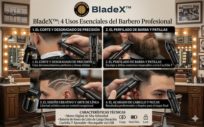 BladeX™ ⚡🪒MAQUINA DE AFEITAR ELECTRICA RAZURADORA ⭐⭐⭐⭐⭐