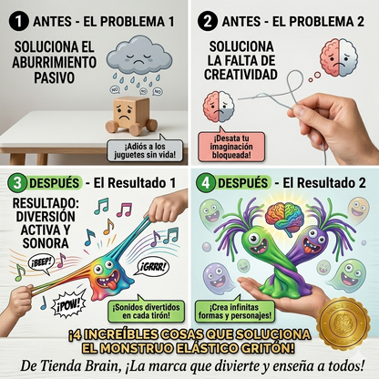 Gritón-Squish Pro™ 🤪💥Juguete squishi De Monstruo Chillon⭐⭐⭐⭐⭐