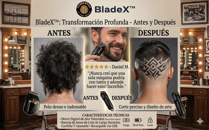 BladeX™ ⚡🪒MAQUINA DE AFEITAR ELECTRICA RAZURADORA ⭐⭐⭐⭐⭐