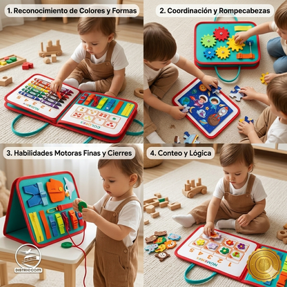 MontiJourney™ ✨🌿MALETA DE JUGUETE SENSORIAL MONTESSORI ⭐⭐⭐⭐⭐