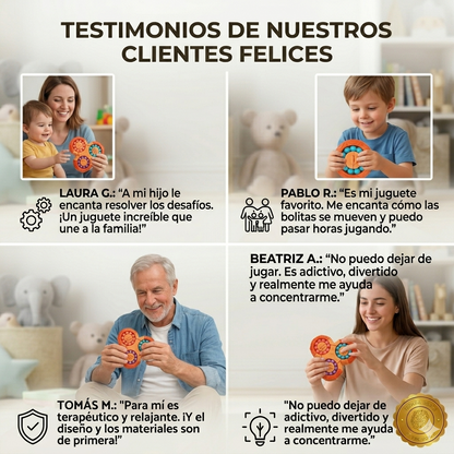 FocusCube™ 🎯✨Juguete Sensorial Fidget Cube Spinner ⭐⭐⭐⭐⭐