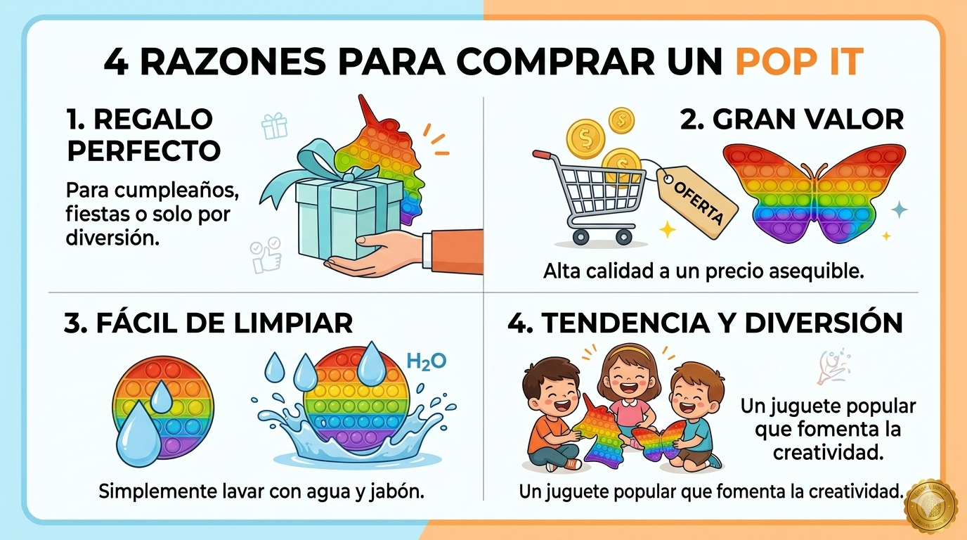 FocusPop™ 🎯🫧Pack Pop It Sensorial Para Niños ⭐⭐⭐⭐⭐