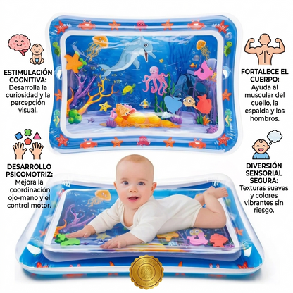 SplashyMind™ 🌈💧Alfombra Sensorial Estimulación De Agua ⭐⭐⭐⭐⭐