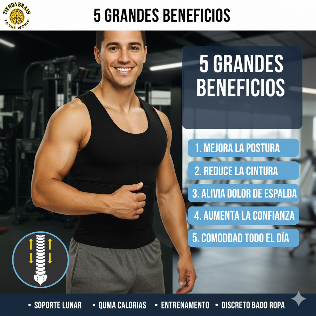 PowerFit™ 💪🔥👕FAJA PARA HOMBRE COMPRESION REDUCTORA ⭐⭐⭐⭐⭐