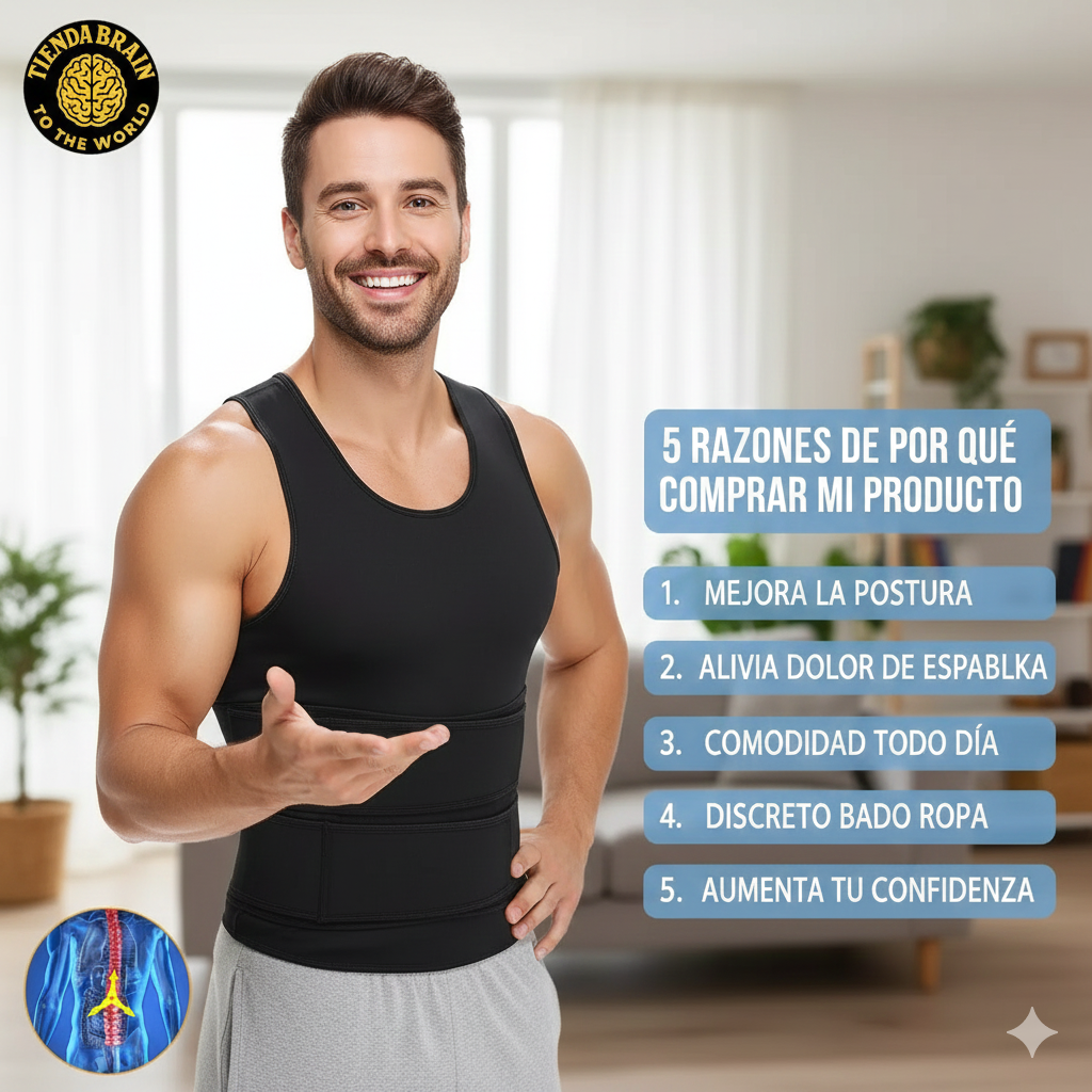 PowerFit™ 💪🔥👕FAJA PARA HOMBRE COMPRESION REDUCTORA ⭐⭐⭐⭐⭐