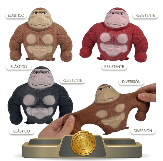 MegaGorilla Stretch™ 🦍💪Juguete Antiestres Elastico Mono Gorila⭐⭐⭐⭐⭐