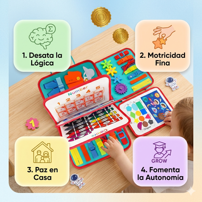 MontiJourney™ ✨🌿MALETA DE JUGUETE SENSORIAL MONTESSORI ⭐⭐⭐⭐⭐