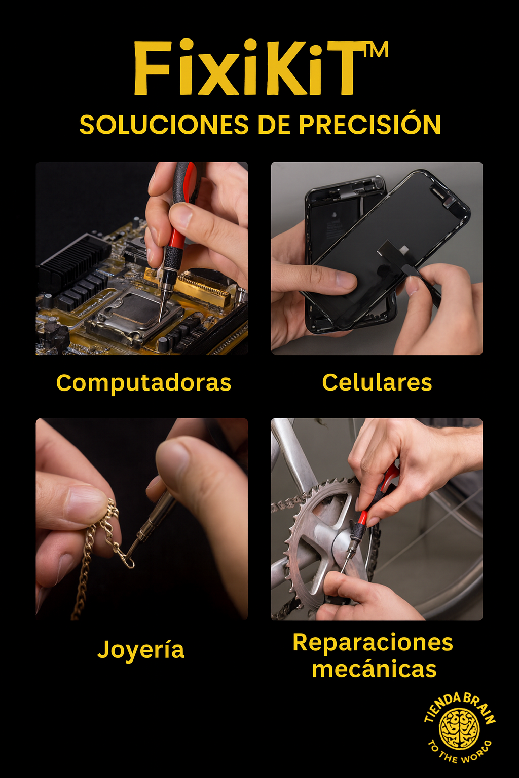 FixiKit™ 🛠️📦Set Kit Juego Destornillador 135 En 1 ⭐⭐⭐⭐⭐