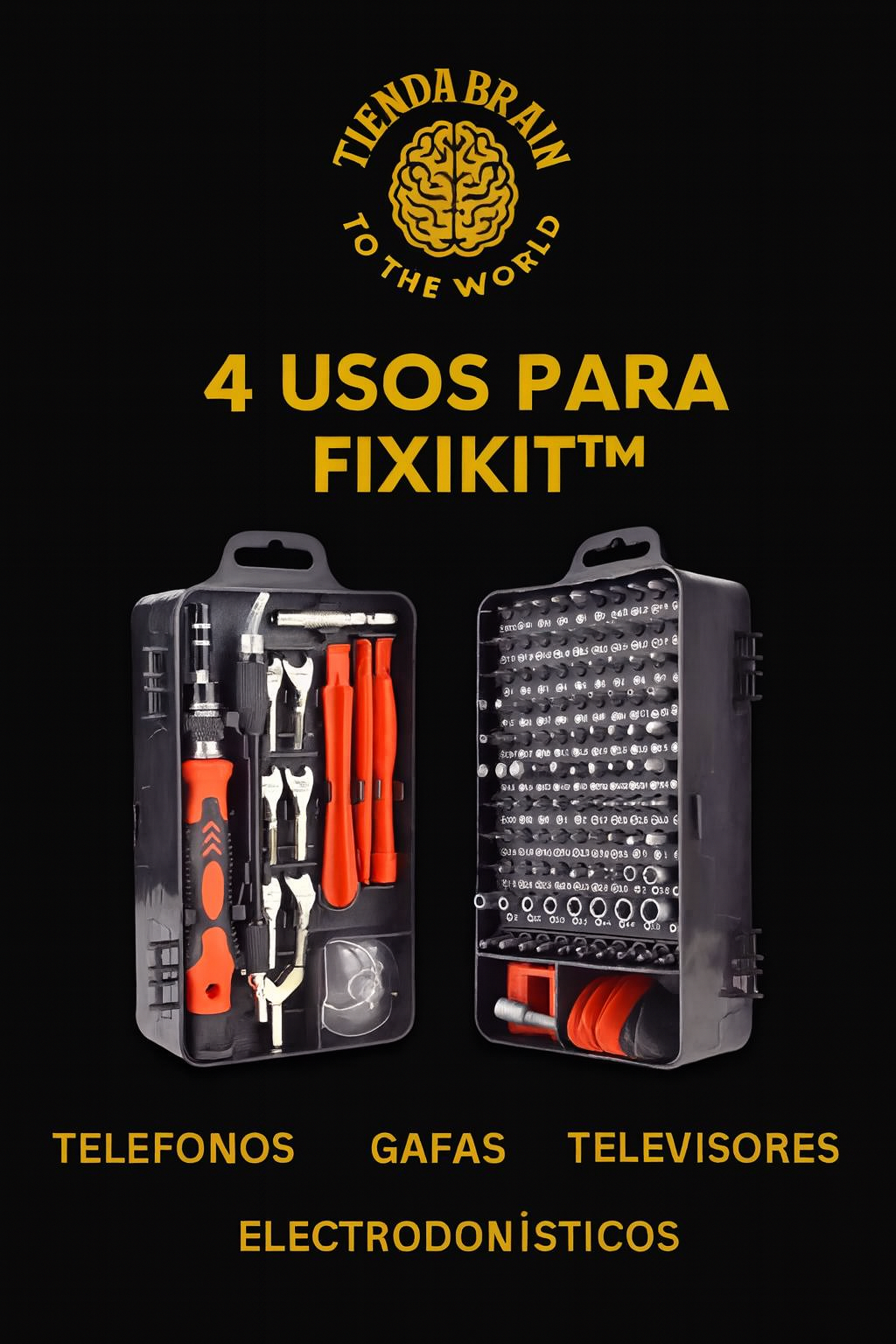FixiKit™ 🛠️📦Set Kit Juego Destornillador 135 En 1 ⭐⭐⭐⭐⭐