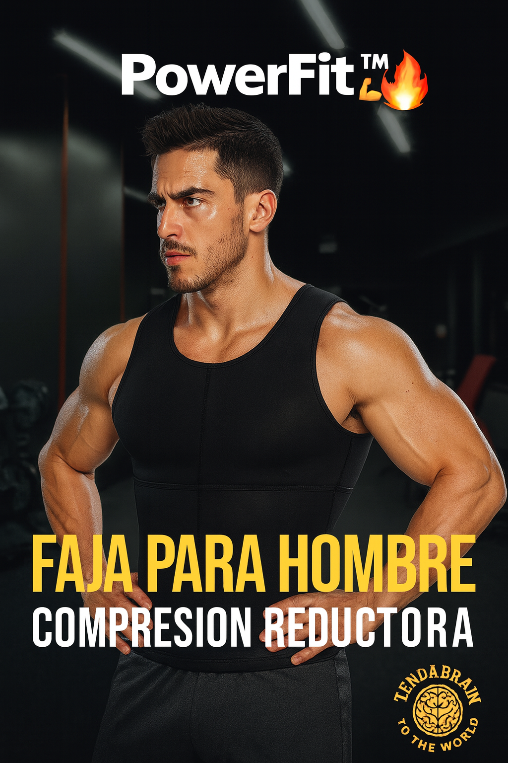 PowerFit™ 💪🔥👕FAJA PARA HOMBRE COMPRESION REDUCTORA ⭐⭐⭐⭐⭐