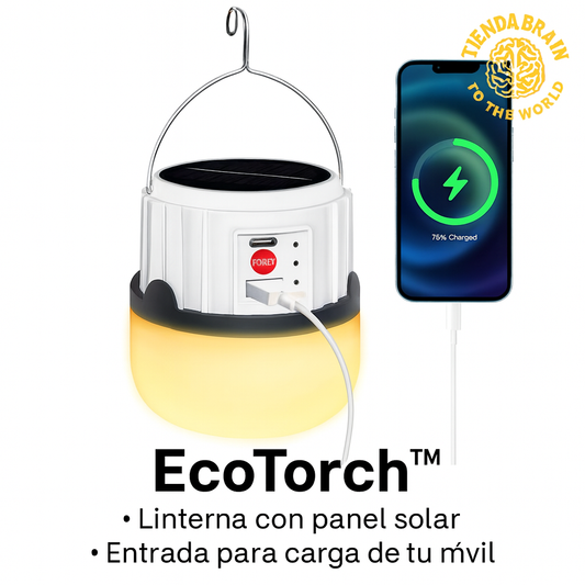 EcoTorch™ 🌞🔋🌌Lampara Linterna De Camping Led Solar Us ⭐⭐⭐⭐⭐