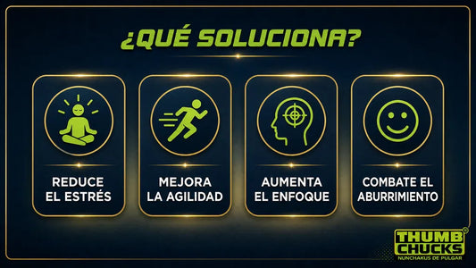 MindSpin™ 🧠💫THUMB CHUCKS SENSORIAL Y CONTROL ⭐⭐⭐⭐⭐