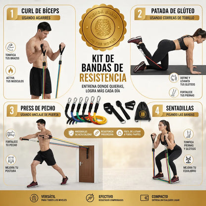 CoreXpert™ 🔗🔥SET DE BANDAS EN SUSPENCION TRX ⭐⭐⭐⭐⭐