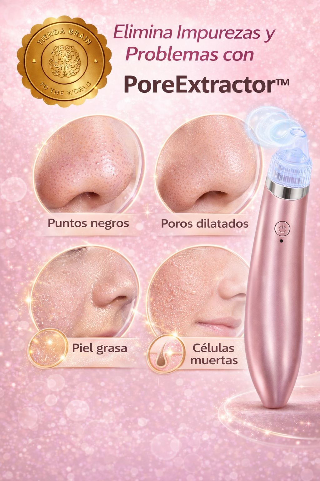 🌿🔧 PoreExtractor™ Extractor De Puntos Negros Y Espinillas ⭐⭐⭐⭐⭐